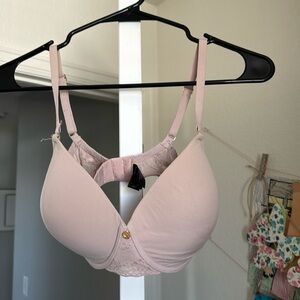 Natori Bra 34DD Bliss Perfection Underwire Tshirt Bra Nude